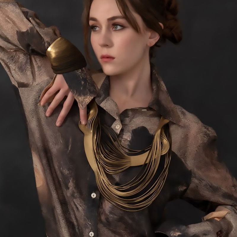 Inspired by the Fata Morgana or "floating mountain" mirages the base circle of this design is a single point of view looking up to a curved bar floating above the horizon on radiating shimmer lines.