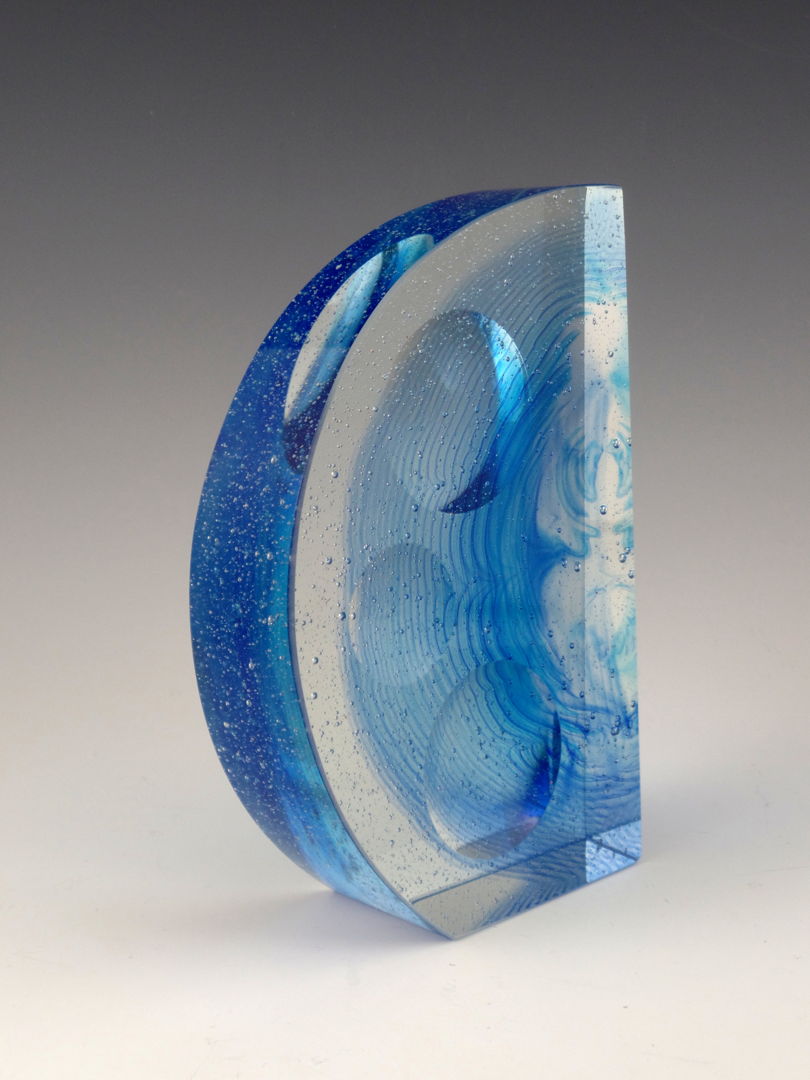 Cast and cold-worked glass