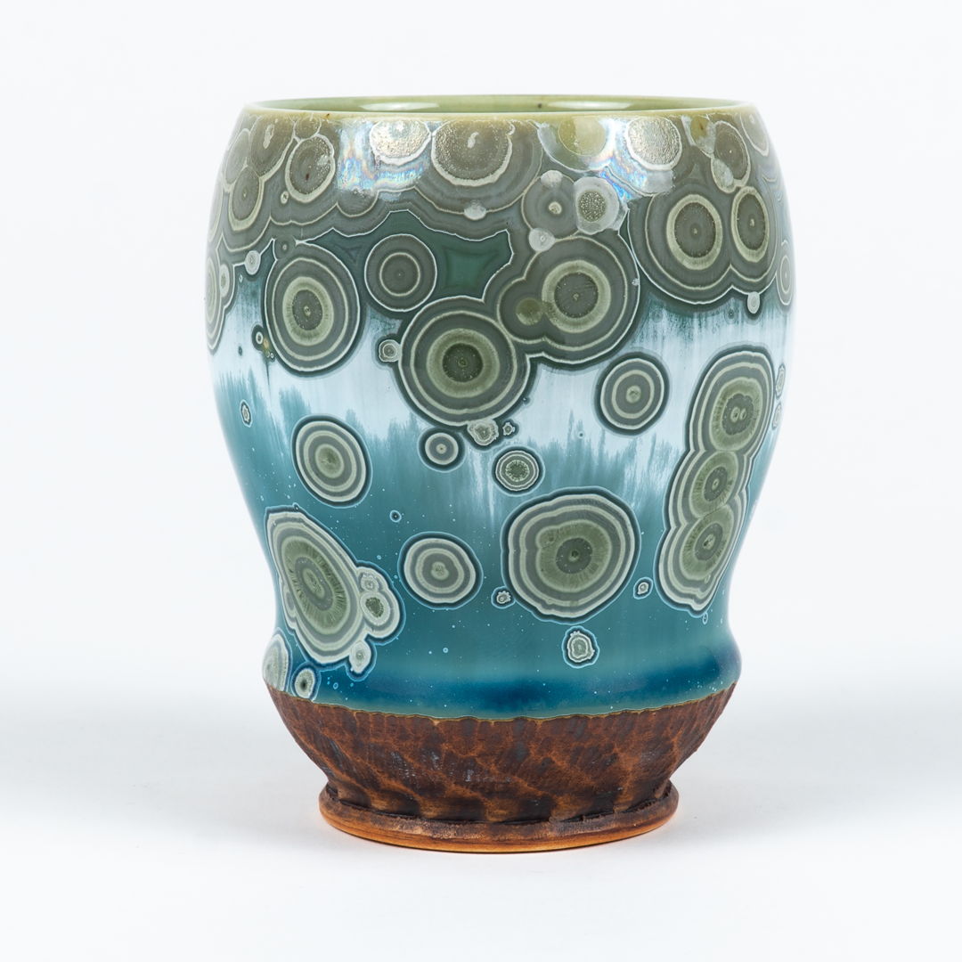 vase with crystalline gaze