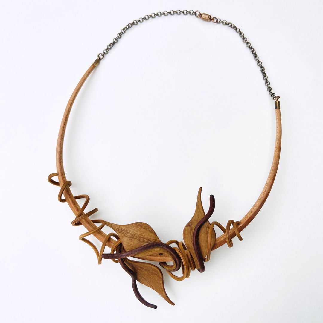 Steam-bent Maple  Sassafras  Walnut Red Oak  brass chain