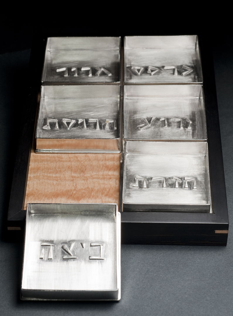 Sterling silver  ebony  maple