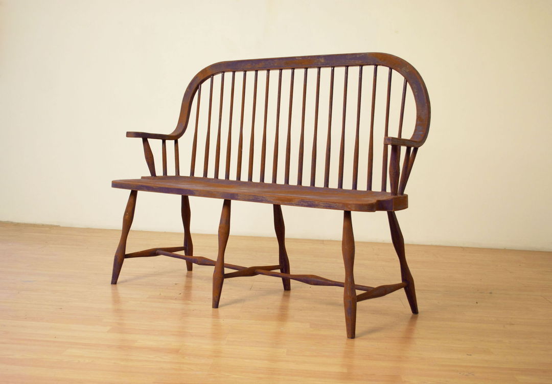 Painted and rusted steel