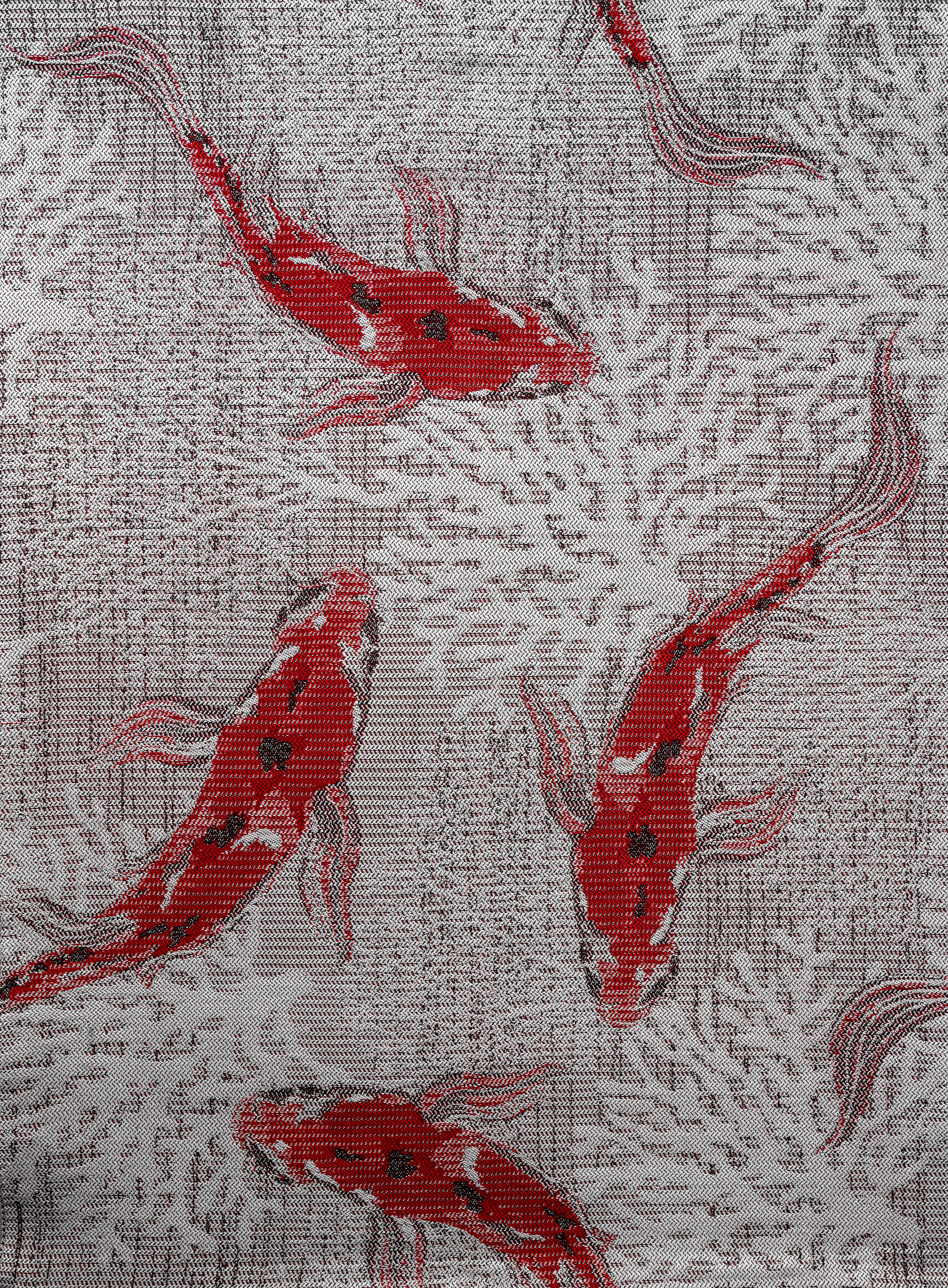 woven image of koi