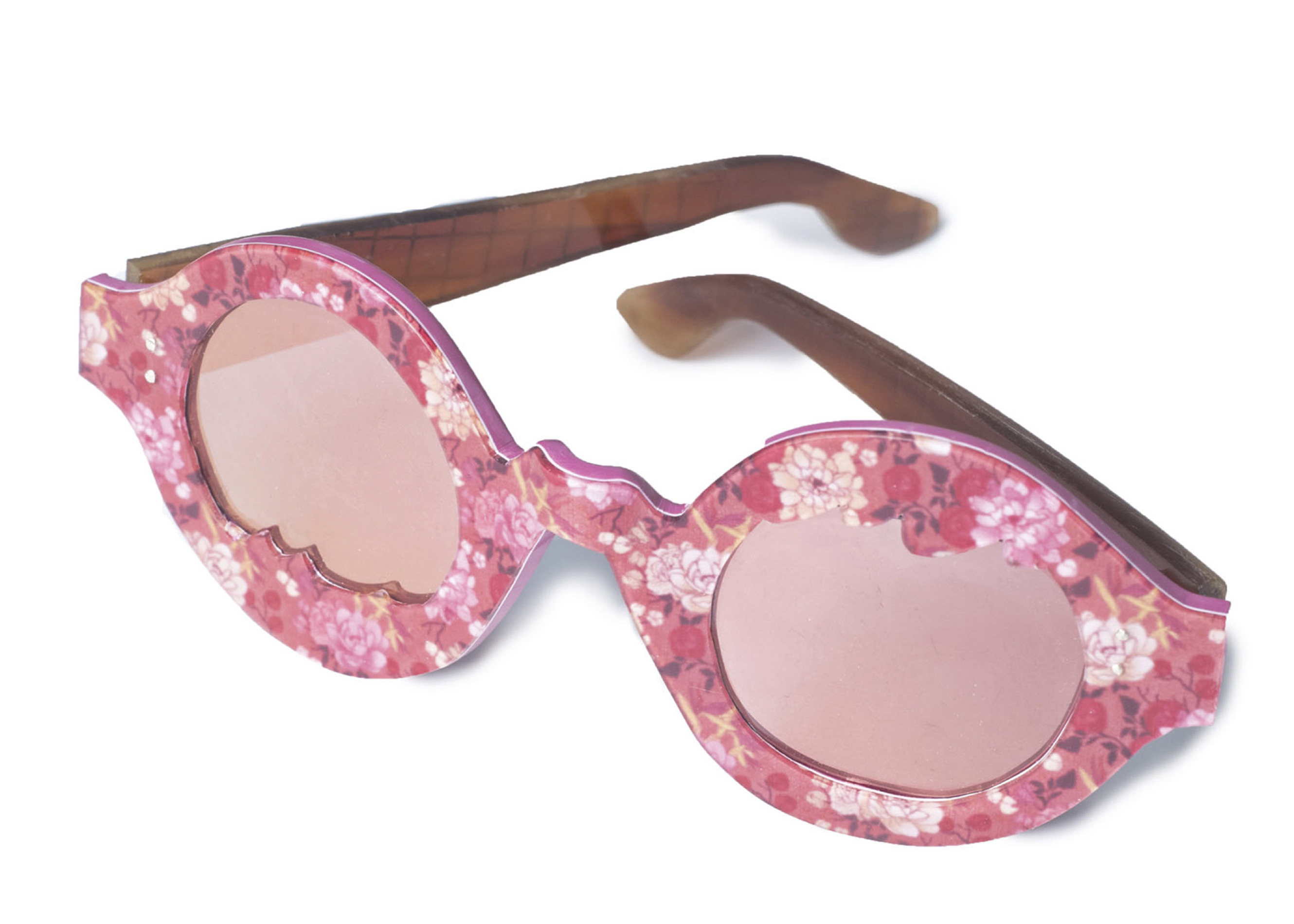 pink tinted sunglasses