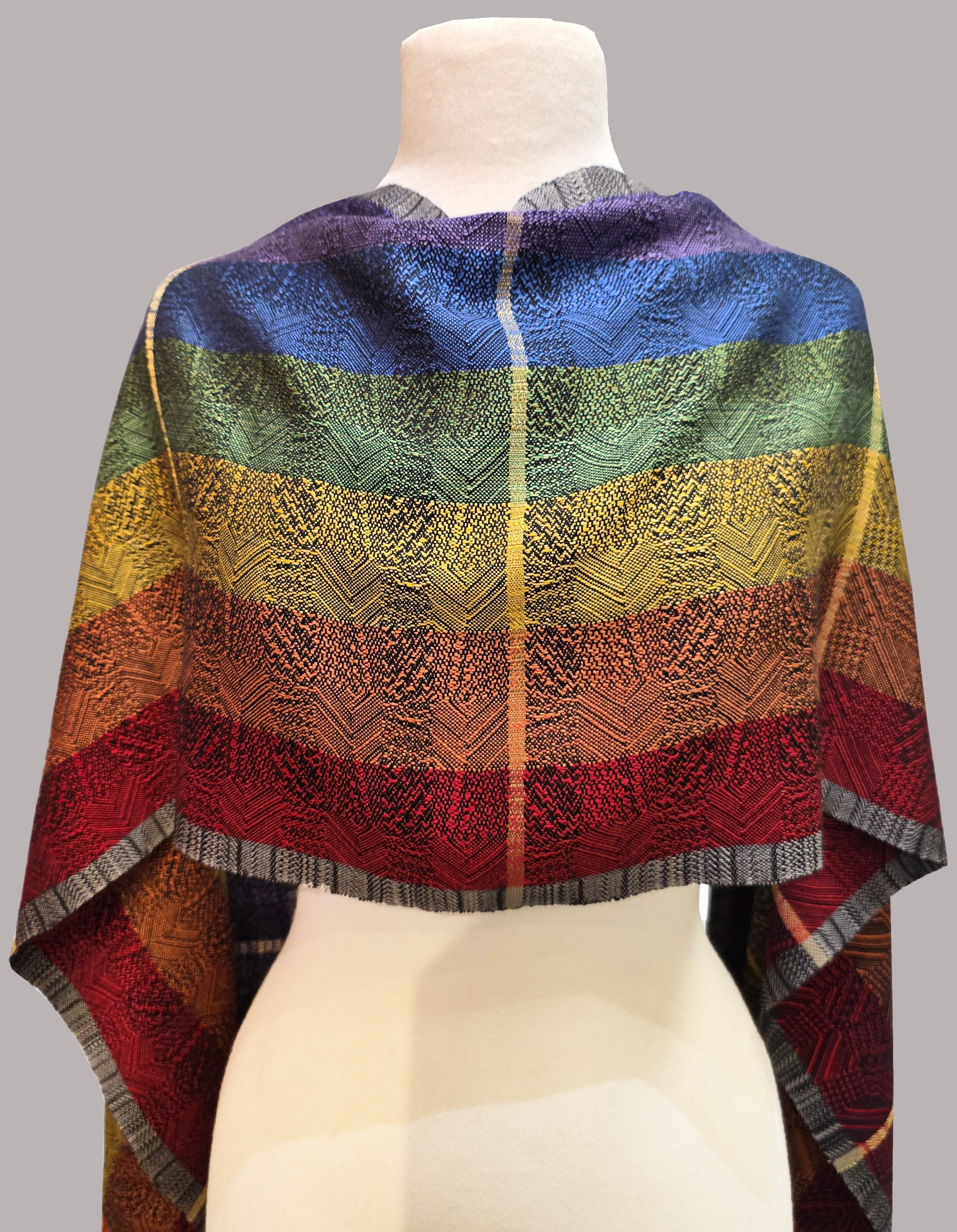 rainbow shawl