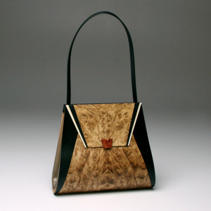 Wood purse