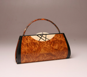 Wood purse