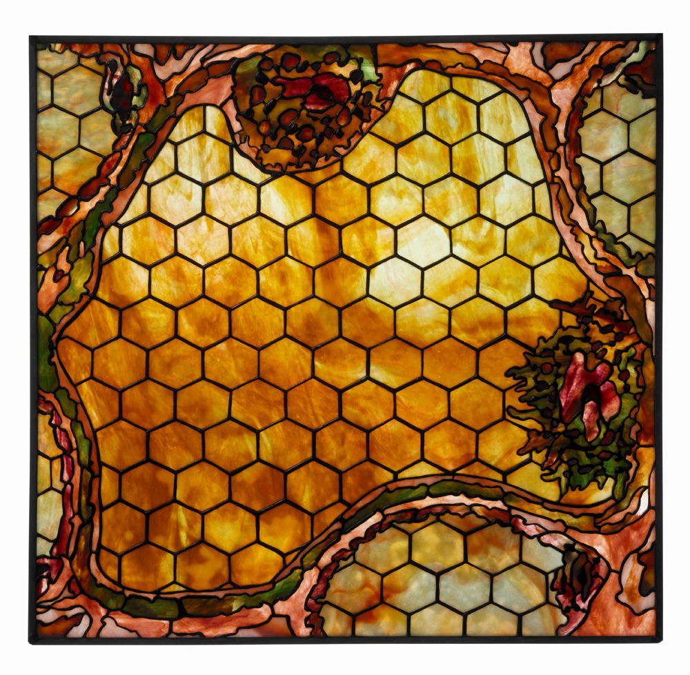 Stained glass window. From the Anatomical series; the inside of a lung airway. Can't remember whether this one was Henry Gray or Frank Netter.