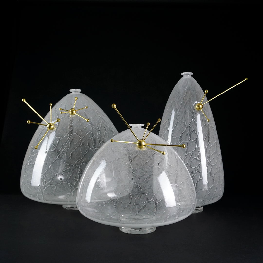 Blown Glass and Brass