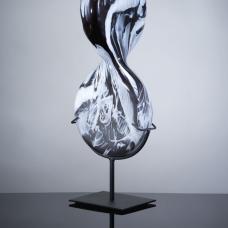 This piece was made using trimmings and cutoffs from demos and student work during a weeklong intensive class with Dave Walters and Rob Lewis. Compiling all of these white pieces into one was a way to create a lasting memory from those moments. The details of certain techniques we discussed and language we used are hidden away in the features of this work.