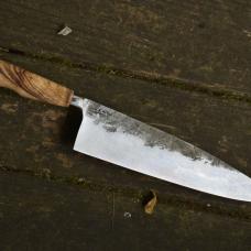 10.5&amp;quot; chef knife with Maryland Ash handle. The ash came from Camp Small  which is a lumber mill operated by Baltimore City. They take trees cut down around the city and turn them into useable lumber.
