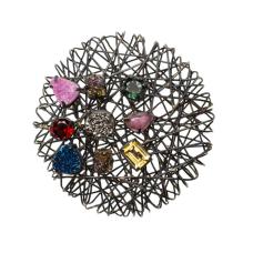 fabrication  stone setting steel wire  druzy  tourmaline  garnet  citrine