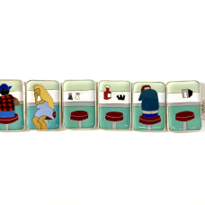 Cloisonné enamel  sterling silver