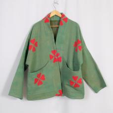 Woven into every Anoushka Jacket is the legacy of the Kantha—a traditional Bengali quilt hand-stitched from worn saris and fabrics  revived into new life. Each piece is singular  carrying the marks of time  touch  and craft. With a reversible design and a silhouette shaped by Asian street style  the jacket embodies OTTO FINN’s vision: heritage reimagined for the present.