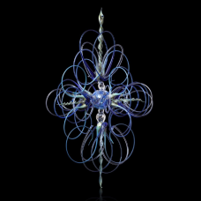 glass cross with circles