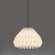 geometric folded paper pendant lamp