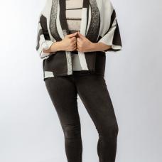 short black and white jacket