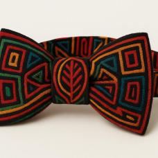 Handmade Bow Tie using recycled molas