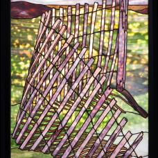 From a series of four beach fence windows.